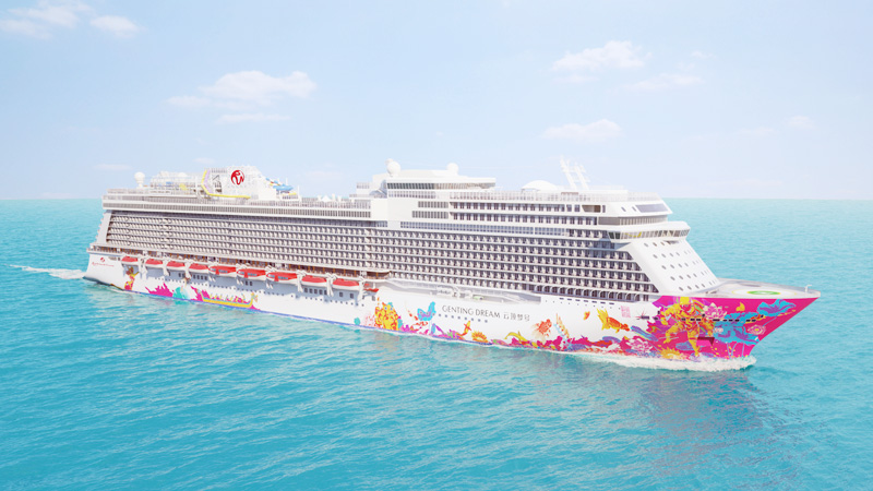 名勝世界郵輪 雲頂夢號 新加坡啟航 暢遊吉隆坡、檳城和蘇梅島